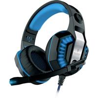 berserkergaming Berserker Gaming FREYER Gaming Over Ear Headset kabelgebunden Stereo Schwarz, Blau