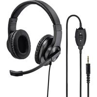 hama Headset HS-P350, Stereo, 3,5 mm-Klinkenstecker, KabellÃ¤nge: 2 m