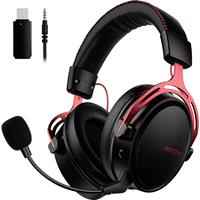 MiPow »Mipow Gaming Over Ear Headset Funk, kabelgebunden Stereo Schwarz, Rot Mikrofon-Rauschunterdrückung« Kopfhörer