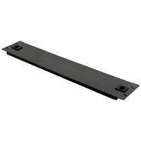ROLINE 19 Blindplaat snap-in, 2 HE, zwart