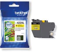 Brother inktcartridge, 1.500 pagina's, OEM LC-422XLY, geel