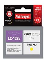 ActiveJet Tusz Activejet AB-123YN (zamiennik Brother LC123Y/ - Inktpatroon Geel