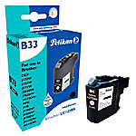 Pelikan Printing Pelikan Patrone Brother B33 LC123 bk schwarz kompatibel
