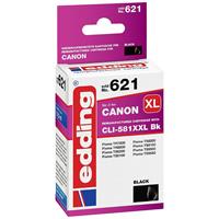 Edding Cartridge vervangt Canon CLI-581XXLBK Compatibel Zwart EDD-621 18-621