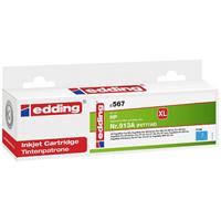 Edding Tintenpatrone ersetzt HP 913A (F6T77AE) Kompatibel Cyan EDD-567 18-567