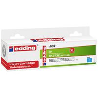 Edding Tintenpatrone ersetzt HP 973X (F6T81AE) Kompatibel Cyan EDD-632 18-632
