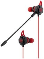 deltacogaming DELTACO GAMING GAM-076 Gaming In Ear Headset kabelgebunden Stereo Schwarz, Rot Headset