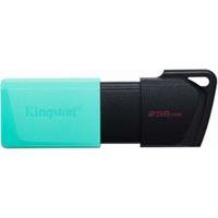 0 Kingston Technology 256GB USB3.2 Gen1 DataTraveler Exodia M (Schwarz + Türkis) USB-Stick 256 GB
