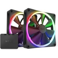 NZXT F140RGB - 140mm RGB Fans - Twin - Black