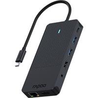 Rapoo USB-C 12-in-1 Multiport Adapter grau
