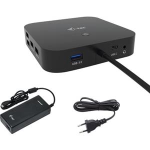 i-Tec USB-C HDMI DP Docking Station PD 100W + Universal-Ladegerät 112W