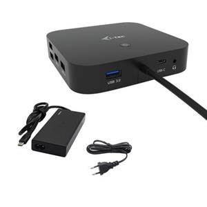 i-Tec USB-C HDMI DP Ladestation Power Delivery 65W + Universal-Ladegerät 77 W