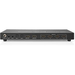 Nedis HDMI© Matrix-Switch | 2 x 4-Poorts | 4x HDMI© Input | 1x Optisch S/PDIF / 2x 3,5 mm / 2x HDMI©