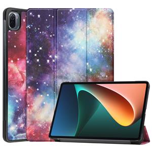 Hoes voor de Xiaomi Mi Pad 5 / 5 Pro - Tri-Fold Book Case - Galaxy