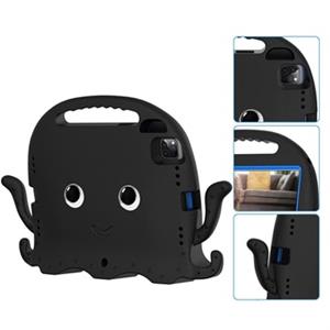 iPad Pro 11 2021/2020/2018 Schokbestendige draagtas voor kinderen - Octopus - Zwart