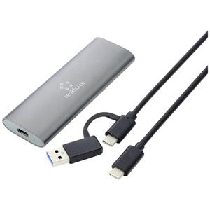 Renkforce Festplatten-Gehäuse »USB 3.2 Gen2 NVMe/SATA M.2 Combo SSD-Gehäuse«, M.2 Steckplatz