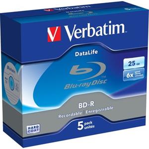 Verbatim BD-R  Datalife SL 6x 25GB 5st