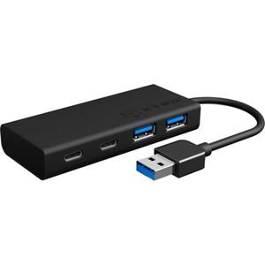 icybox ICY BOX IB-HUB1426-U3 USB 3.0 Hub Type-A zu 2x Type-C™ und 2x Type-A USB Anschlüssen