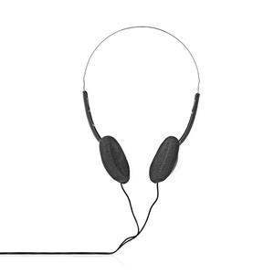 Nedis HPWD1101BK Lightweight On-Ear Mini-Jack Headphones (Black)