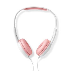 Nedis Bedrade On-ear Koptelefoon - Roze - 1.20 M