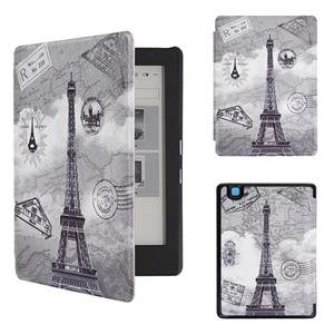 Lunso sleepcover hoes - Kobo Aura edition 2 (6 inch) - Eiffeltoren