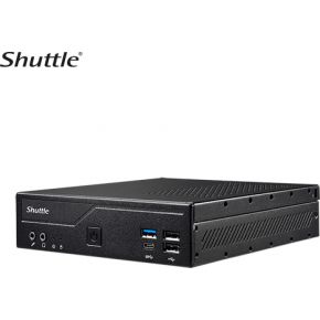 Shuttle DH610S PC's/werkstation Slim PC DDR4-SDRAM HDD+SSD Mini PC Zwart