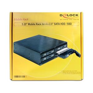 Delock 5.25 Mobile Rack for 4 x 2.5inch