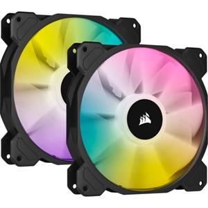 Corsair iCUE SP140 RGB Elite Dual Fan Kit | Gehäuselüfter inkl. Lighting Node CORE