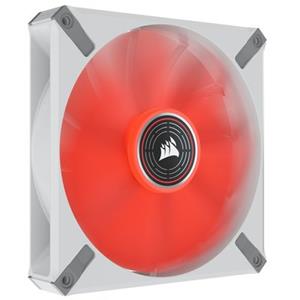 Corsair ML140 LED Elite, Rood, Wit Frame