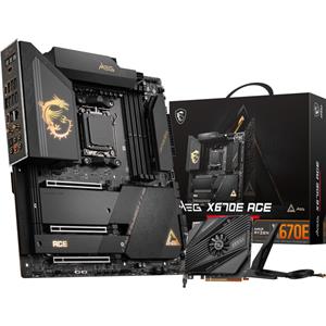 MSI MEG X670E ACE RAID, Gb-LAN, WLAN, BT, Sound, E-ATX