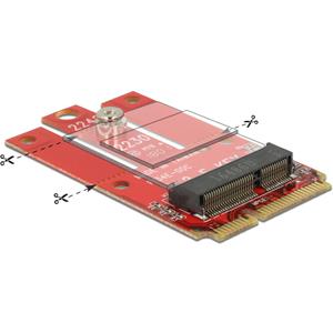 DeLOCK Adapter Mini PCIe > M.2 Key E slot