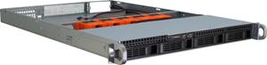 Inter-Tech IPC 1U-1404 - Gehäuse - Server (Rack) - Schwarz