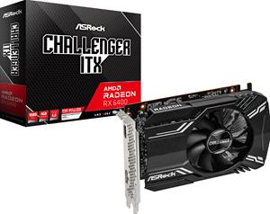 ASRock Radeon RX 6400 Challenger ITX - 4GB GDDR6 RAM - Grafische kaarten