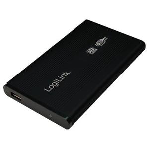 LogiLink 2,5,  SATA Festplatten-Gehäuse, USB 3.0, schwarz