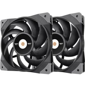 Thermaltake TOUGHFAN 12 Computer behuizing Ventilator 12 cm Zwart 2 stuk(s)