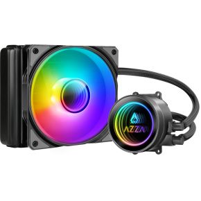 Azza LCAZ-120C-ARGB koelsysteem voor computers Processor Kit voor vloeistofkoeling 12 cm Zwart 1 stu