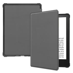 Lunso sleepcover hoes - Kindle Paperwhite 2021 (6.8 inch) - Grijs