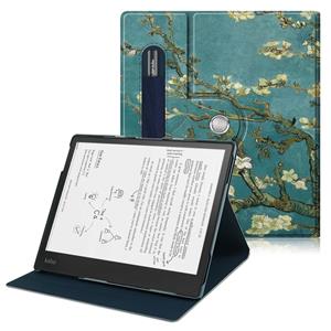 Lunso Luxe sleepcover stand hoes - Kobo Elipsa (10.3 inch) - Van Gogh Amandelbloesem