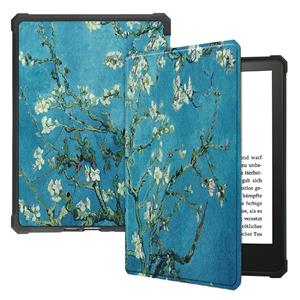 Lunso sleepcover hoes - Kindle Paperwhite 2021 (6.8 inch) - Van Gogh Amandelbloesem