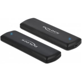 DeLock External USB Type-C© Combo Enclosure for M.2 NVMe PCIe or SATA SSD interfacekaart/-adapter