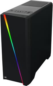 lalashops AMD Ryzen 5 5500 - NVidia GeForce RTX 5060 - 16GB RAM - 1TB SSD - Sharkoon AK6 RGB Black Aquarium Case