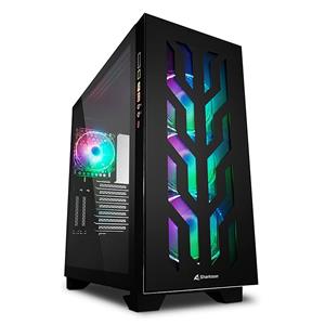 lalashops AMD Ryzen 7 3800X High-End Game PC - AMD RX 6600XT 8GB - 16GB RGB RAM - 512GB M.2 NVMe SSD - 2TB HDD - CA300T Black