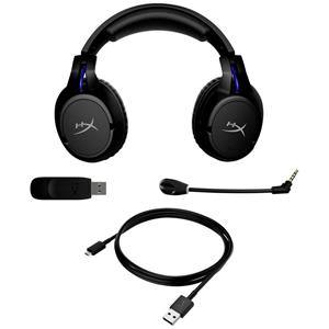 HyperX »Cloud Flight Wireless Black/Blue für PlayStation« Gaming-Headset (Mikrofon abnehmbar, Rauschunterdrückung, Wireless)