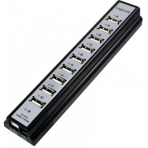 Logilink UA0096 USB hub 10 poorten