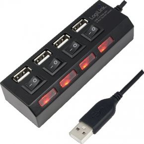 LogiLink USB 2.0 HUB 4-port with ON/OFF switch USB-Hubs - 4 -