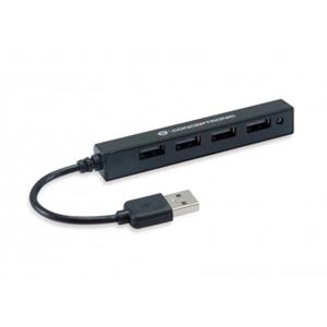 Conceptronics HUBBIES HUBBIES05B USB-Hubs - 4 - Schwarz