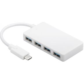 MicroConnect Connect - hub - 4 ports USB hub - 4 - Wit
