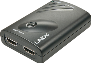 LINDY 2 Port DisplayPort to HDMI Splitter with Expander-view
