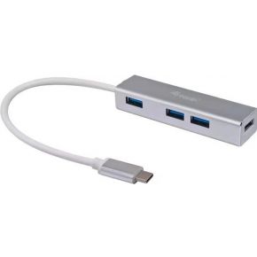 Equip 128958 4 Port USB-C (USB 3.2 Gen 2) Multiport Hub Silber
