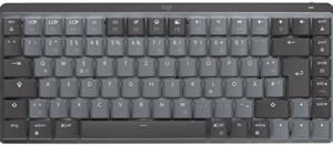 Logitech MX Mechanical Mini, Wireless Illuminated Performance Tastatur, Tactile Quiet Switches, Graphit